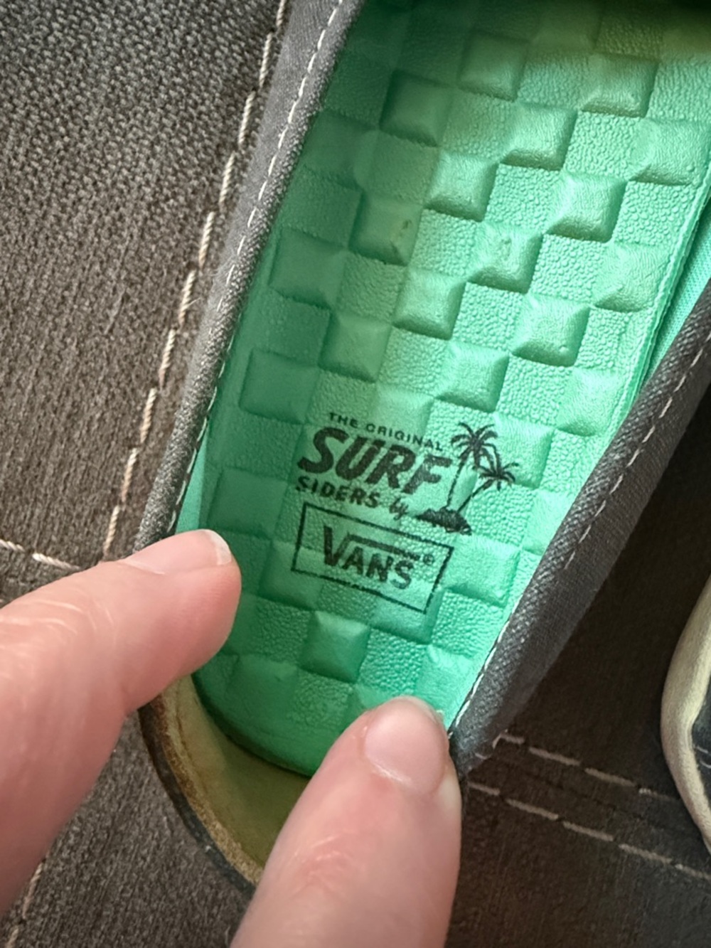 🌈5/$25 BUNDLE! Gray Vans Solana Lo Pro Surf Siders - Picture 3 of 5